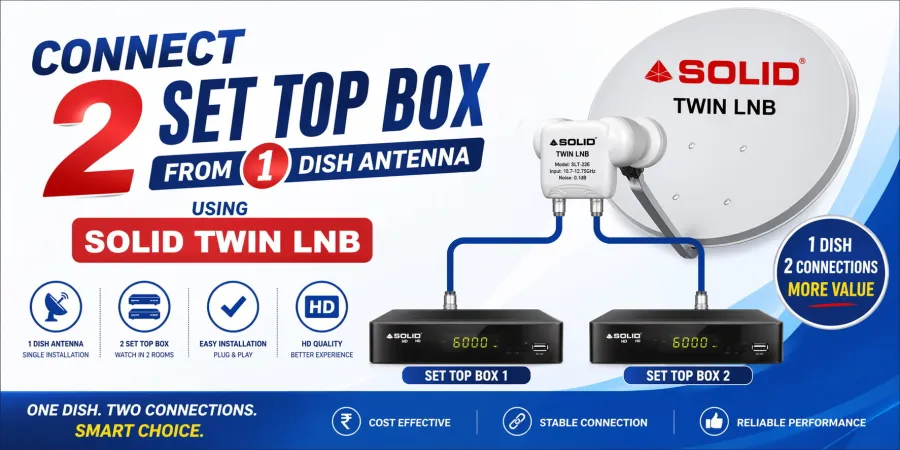 How to Connect 2 Set-Top Boxes from 1 Dish Antenna?